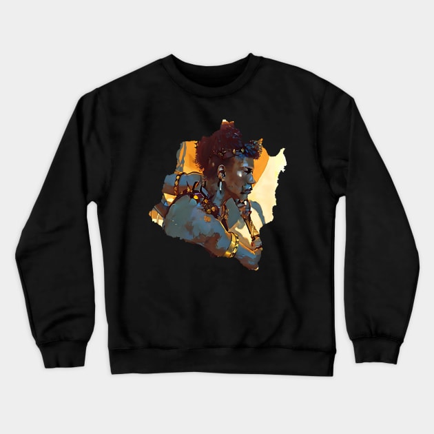 The Woman KIng Crewneck Sweatshirt by Pixy Official